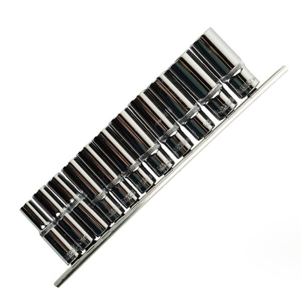 DSD TOOLS 11pc 3/8" DR 6PT Deep Sockets 8 - 19mm On Rail DS1301