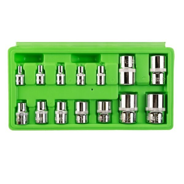 DSD TOOLS 14pc E-Star Sockets 1/4, 3/8, 1/2 Drive DS1312 - Image 3