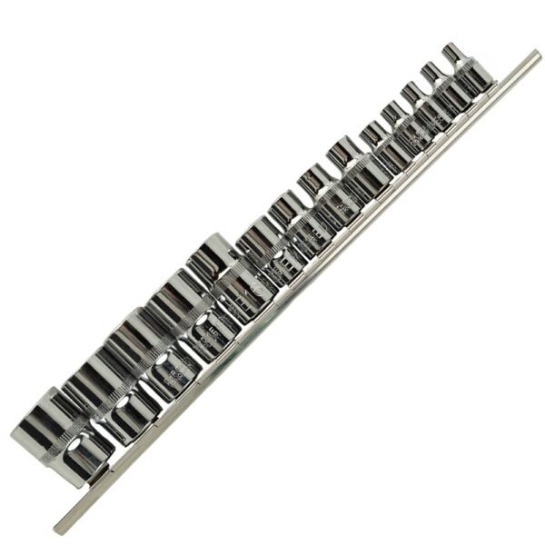 DSD TOOLS 14pc 1/4 3/8 1/2 DR E Torx Socket On Rail DS1315