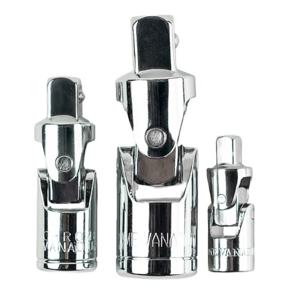 DSD TOOLS 3pc Universal Joint Set 1/4", 3/8" & 1/2" DS1327