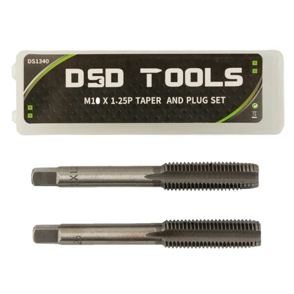 DSD TOOLS M10 x 1.25P Taper & Plug Set DS1340