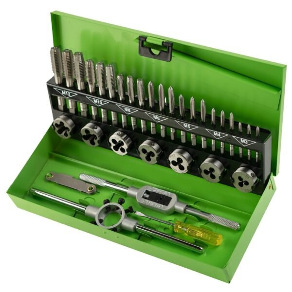 DSD TOOLS 32pc Metric Tap & Die Set M3-M12 DS1346 - Image 2