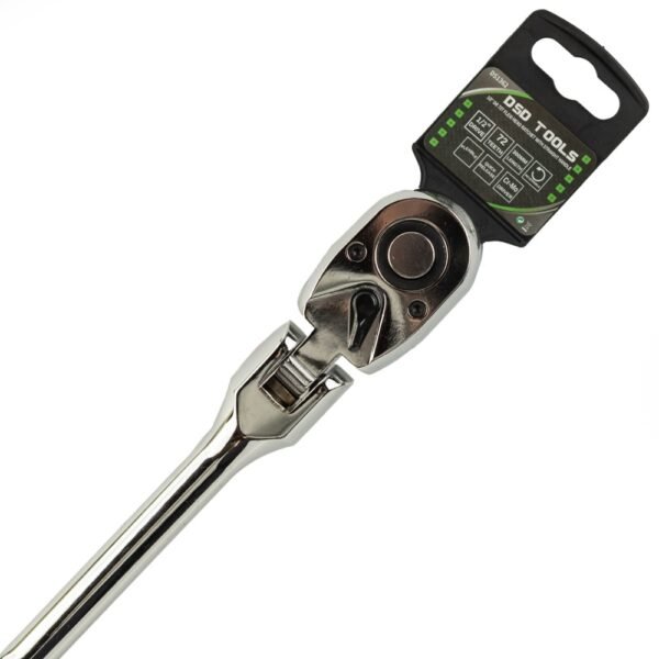 DSD TOOLS 1/2" DR 72T Flexi Head Ratchet With Straight Handle DS1362 - Image 5