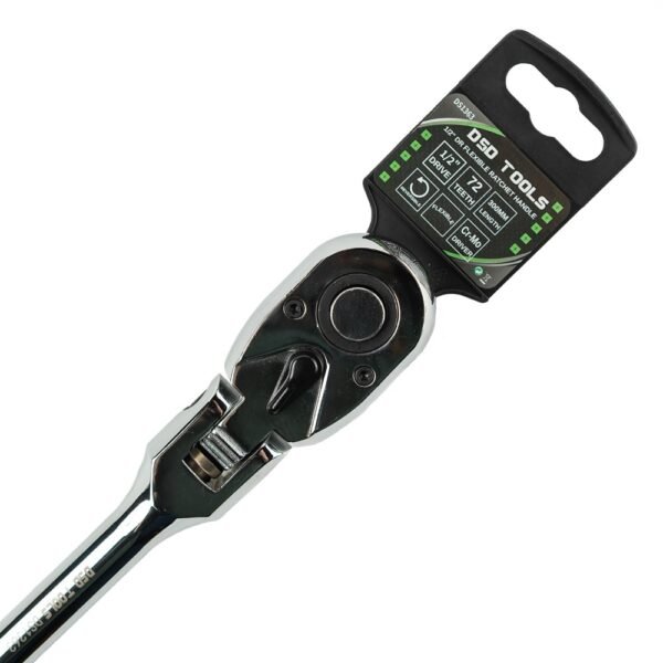 DSD TOOLS 1/2" DR Flexible Ratchet Handle DS1363 - Image 6