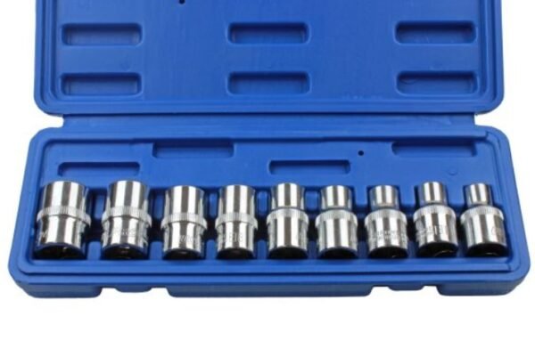 US PRO TOOLS 9PC 1/2" DR E TORX SOCKET 1390 - Image 3