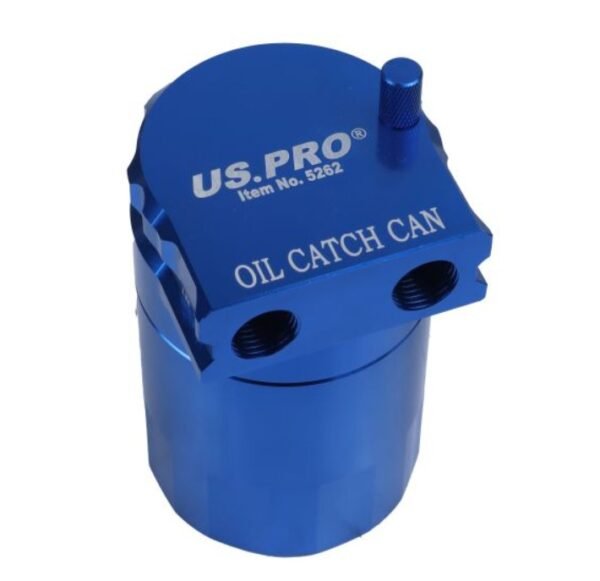US PRO TOOLS UNIVERSAL OIL CATCH CAN BREATHER RESERVOIR TANK KIT - 300ML 5262