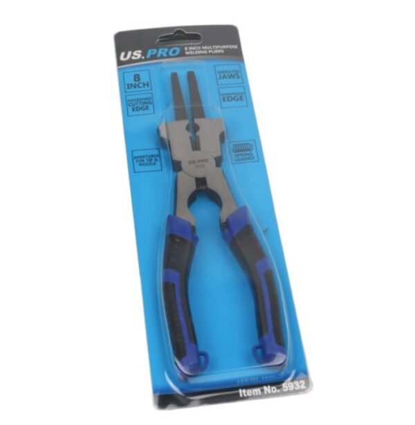 US PRO TOOLS 8 INCH MULTIPURPOSE WELDING PLIERS 5932 - Image 2