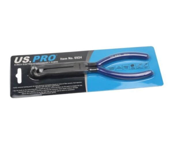 US PRO TOOLS 8 INCH ELECTRICAL DISCONNECT PLIERS 6924 - Image 3