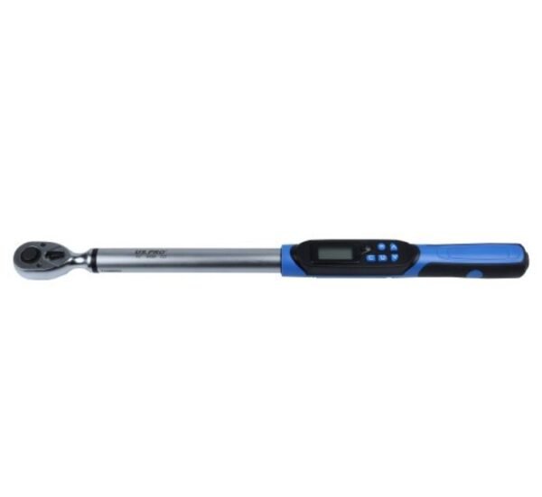 US PRO TOOLS 1/2" DR DIGITAL TORQUE WRENCH 10-200NM Length: 675mm 6938