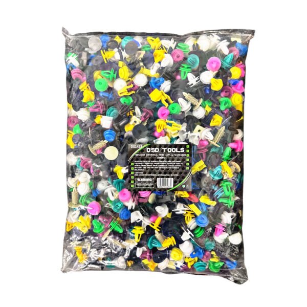 DSD TOOLS UNIVERSAL TRIM CLIPS & FASTENERS 1000PC DS1453