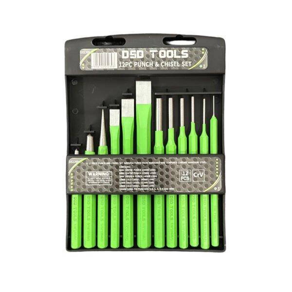 DSD TOOLS 12PC PUNCH & CHISEL SET DS1399