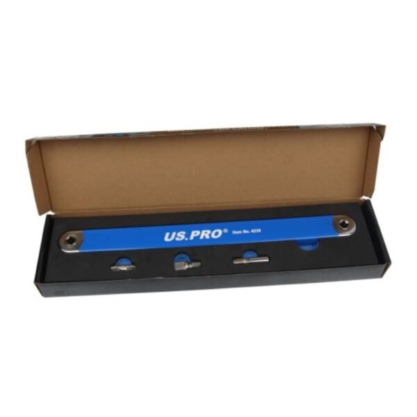 US PRO TOOLS MULTIFUNCTION OFFSET EXTENSION FOR RATCHET IN BLUE 4239 - Image 2
