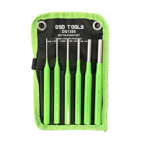 DSD TOOLS 6PC 150MM LONG PIN PUNCH SET 2.5 – 10MM DS1395