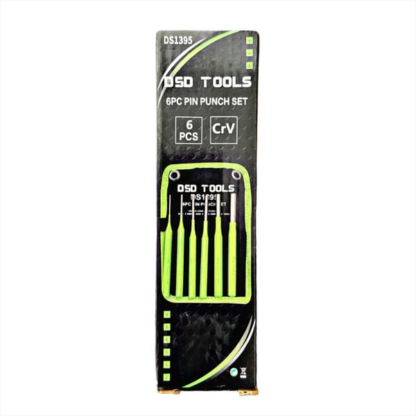 DSD TOOLS 6PC 150MM LONG PIN PUNCH SET 2.5 – 10MM DS1395 - Image 2