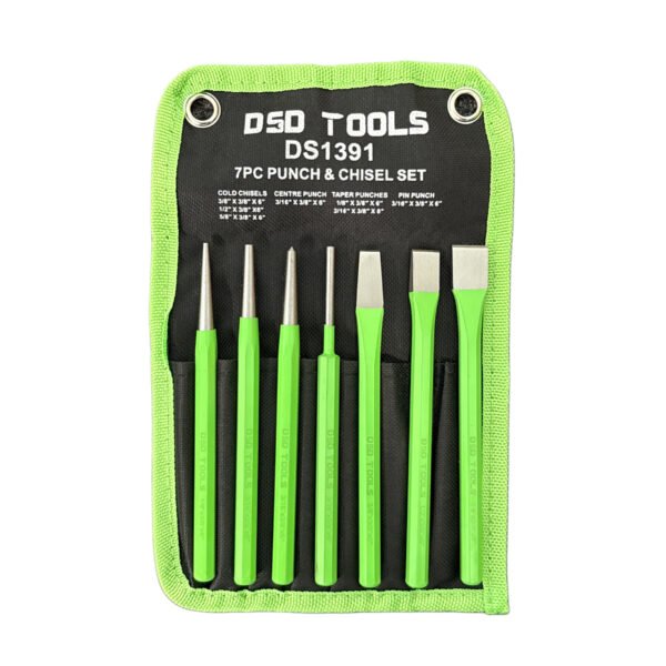 DSD TOOLS 7PC PUNCH & CHISEL SET DS1391