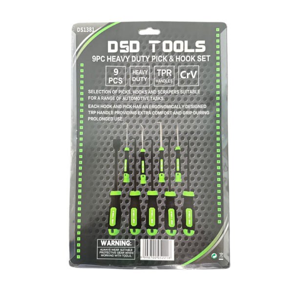 DSD TOOLS 9PC HEAVY DUTY PICK & HOOK SET DS1381 - Image 3