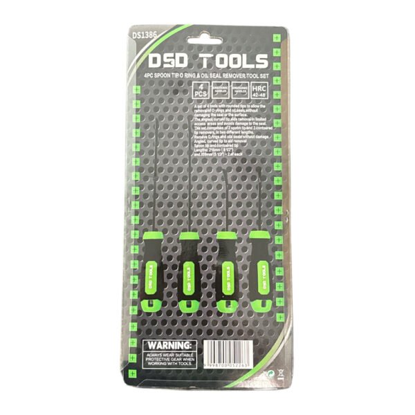 DSD TOOLS 4PC SPOON TIP O RING & OIL SEAL REMOVER TOOL SET DS1386 - Image 2