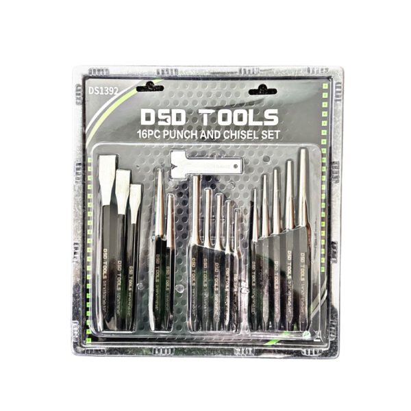 DSD TOOLS 16PC PUNCH & CHISEL SET DS1392 - Image 2