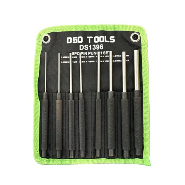 DSD TOOLS 8PC PIN PUNCH SET 2.4 – 9.5MM DS1396