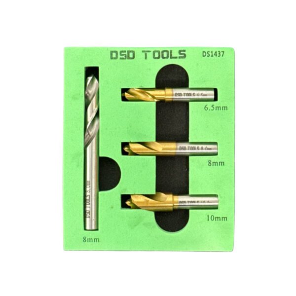 DSD TOOLS 4PC HSS COBALT SPOT WELD DRILL SET DS1437
