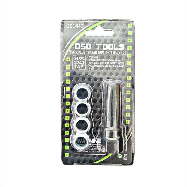 DSD TOOLS SPARK PLUG THREAD REPAIR KIT M10 X 1.00 DS1443 - Image 2