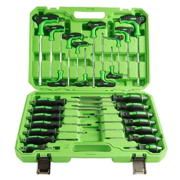 DSD TOOLS 26 pcs High Grade Screwdriver & T Handle Hex Ball & Star Set DS1005