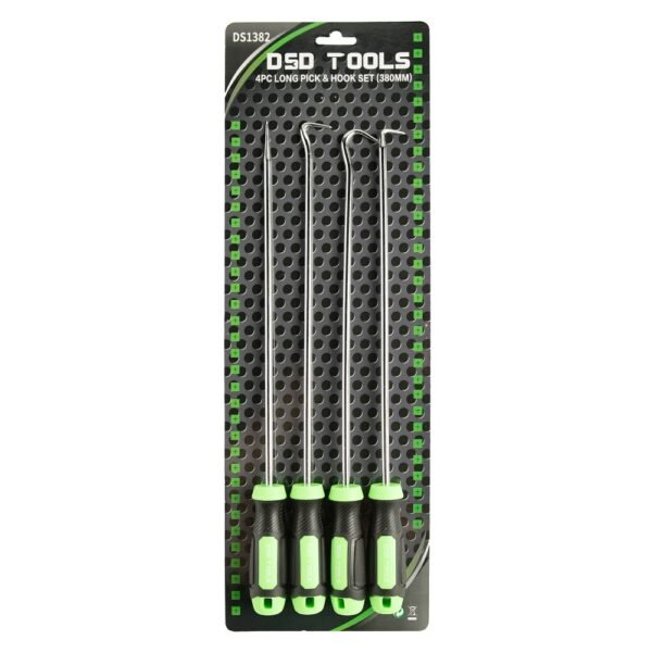 DSD TOOLS 4PC LONG PICK & HOOK SET (380MM) DS1382 - Image 2
