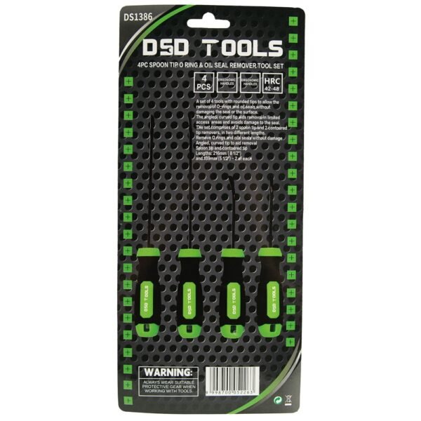 DSD TOOLS 4PC SPOON TIP O RING & OIL SEAL REMOVER TOOL SET DS1386 - Image 3