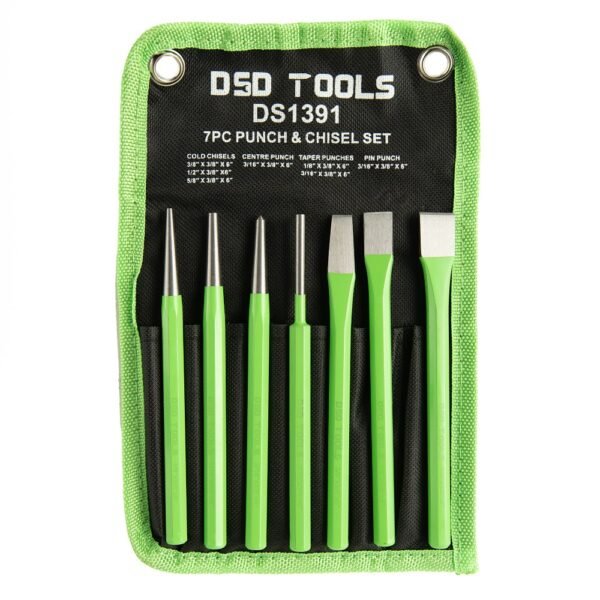 DSD TOOLS 7PC PUNCH & CHISEL SET DS1391