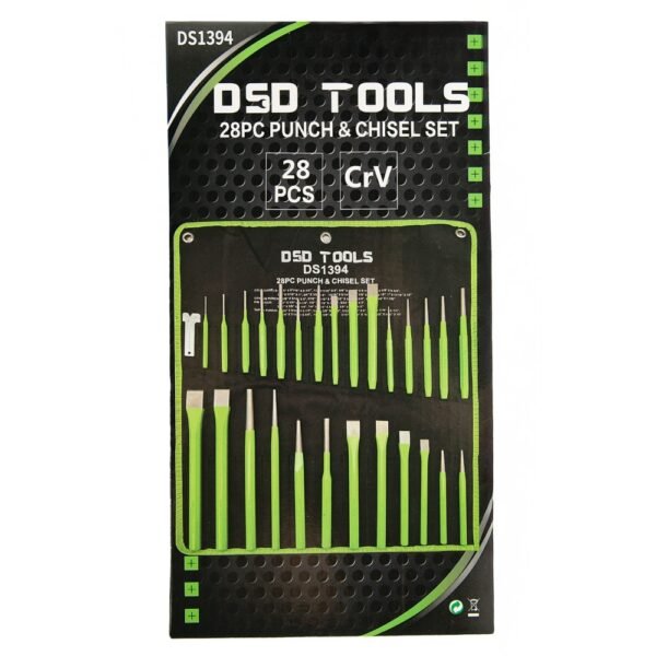 DSD TOOLS 18PC PIN PUNCH SET with Automatic Centre Punch 125mm DS1393 - Image 4