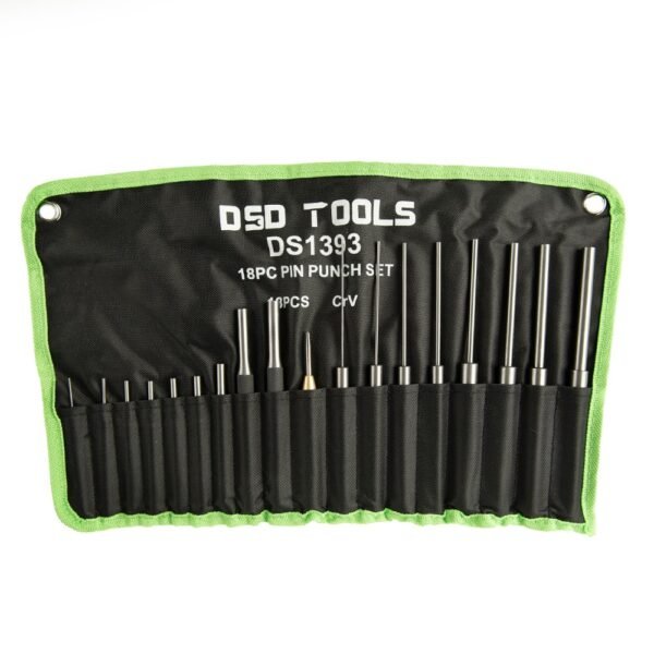 DSD TOOLS 18PC PIN PUNCH SET with Automatic Centre Punch 125mm DS1393 - Image 3
