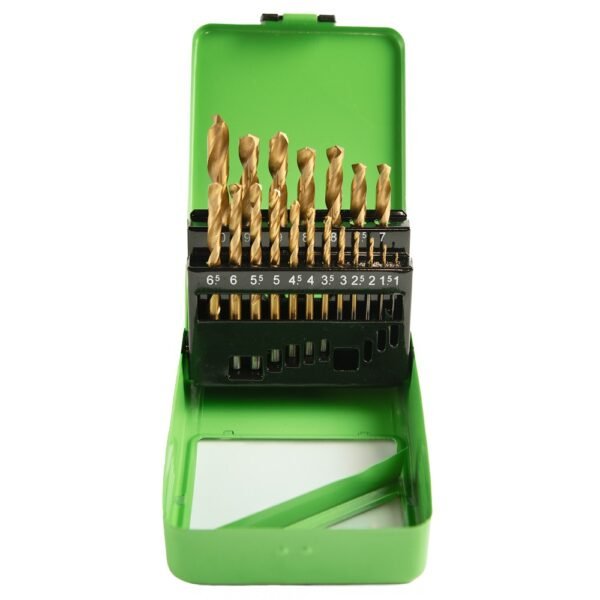 DSD TOOLS 19PC HSS TITANIUM COATED METRIC DRILL BIT SET 1 – 10MM DS1430