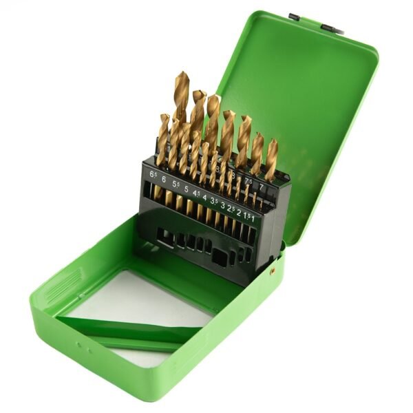 DSD TOOLS 19PC HSS TITANIUM COATED METRIC DRILL BIT SET 1 – 10MM DS1430 - Image 2