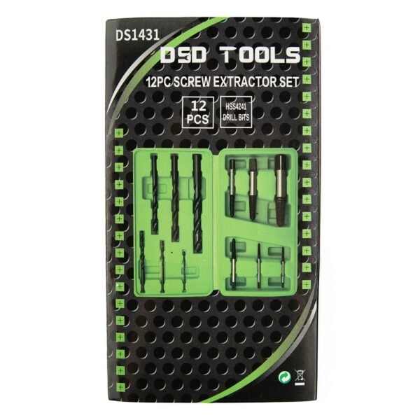 DSD TOOLS 12PC SCREW EXTRACTOR SET DS1431 - Image 4