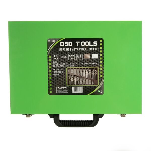 DSD TOOLS 170PC HSS METRIC DRILL BITS SET 1 – 10MM DS1438 - Image 4