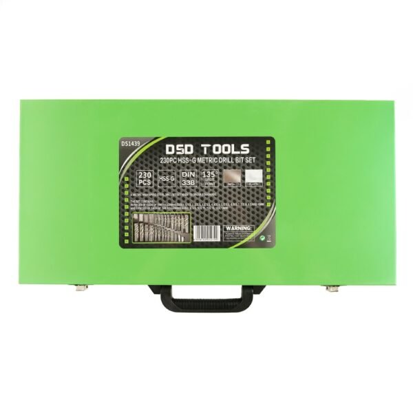 DSD TOOLS 230PC HSS-G METRIC DRILL BIT SET 1 – 13MM DS1439 - Image 3