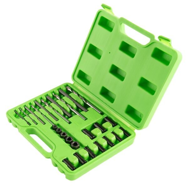 DSD TOOLS 25PC SCREW EXTRACTOR DRILL AND GUIDE SET DS1441 - Image 2