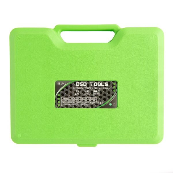 DSD TOOLS 25PC SCREW EXTRACTOR DRILL AND GUIDE SET DS1441 - Image 4