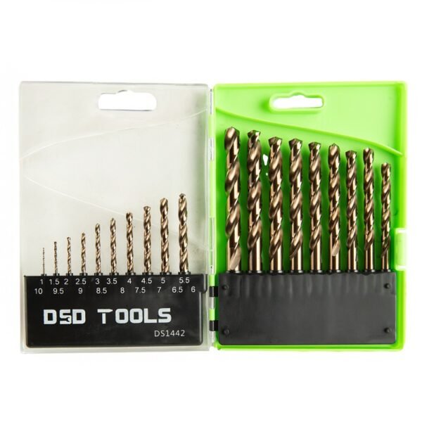 DSD TOOLS 19PC HSS COBALT METRIC DRILL BIT SET 1 – 10MM DS1442