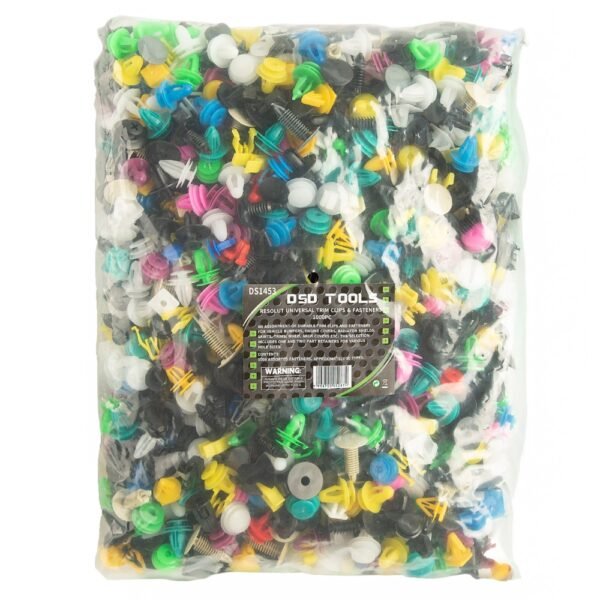 DSD TOOLS UNIVERSAL TRIM CLIPS & FASTENERS 1000PC DS1453 - Image 3