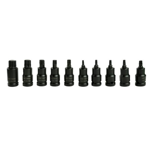 DSD TOOLS 10pc 1/2" DR Impact Torx Bit Sockets DS1168 - Image 3