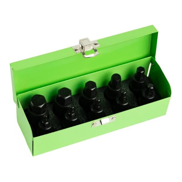 DSD TOOLS 10pc 1/2" DR Impact Hex Bit Sockets DS1170 - Image 2