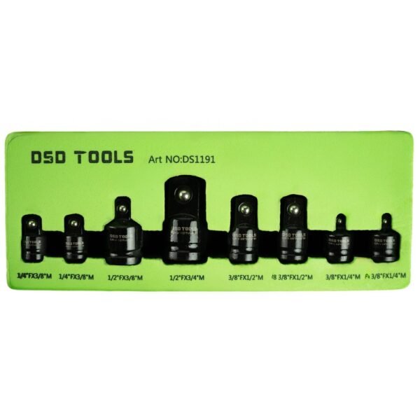 DSD TOOLS 8pcs Impact Adaptor Set in Eva Tray DS1191