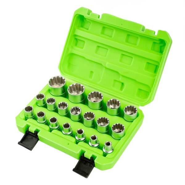 DSD TOOLS 19pc 1/2" DR Gear Lock Sockets 8 - 32mm DS1316 - Image 2