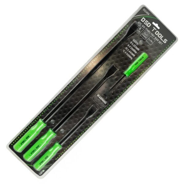 DSD TOOLS 4pc Go-Thru Pry Bar Set DS1404 - Image 2