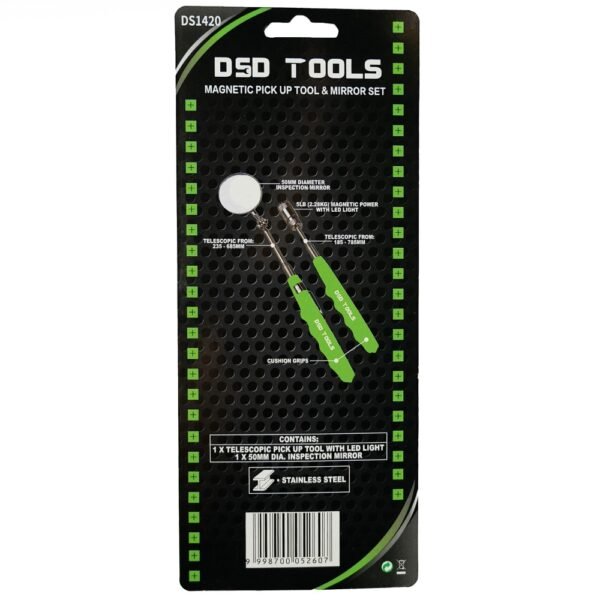 DSD TOOLS Magnetic Pick Up Tool & Mirror Set DS1420 - Image 4