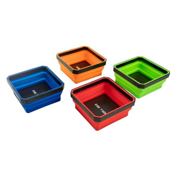 DSD TOOLS Collapsible Magnetic Parts Tray - Set of 4 DS1423 - Image 3
