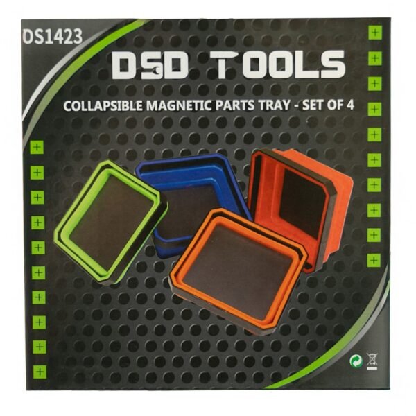 DSD TOOLS Collapsible Magnetic Parts Tray - Set of 4 DS1423 - Image 4