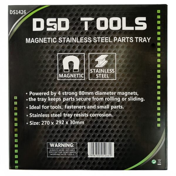 DSD TOOLS Magnetic Stainless Steel Parts Tray DS1426 - Image 4