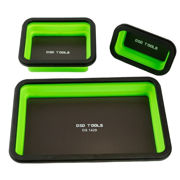 DSD TOOLS 3pc Collapsible Magnetic Parts Tray DS1429